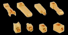 Brass electronic pins